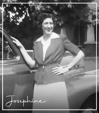 Josephine, best friend of Gladys and namesake of the candle brand
